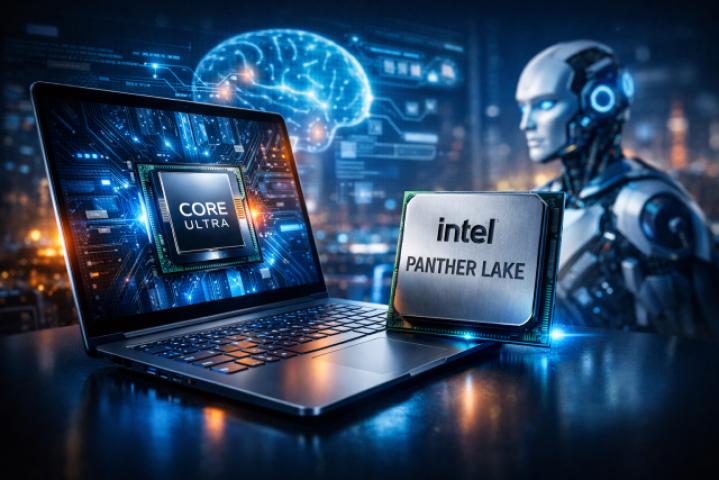 Intel ra mắt chip Panther Lake: Bước nhảy vọt cho laptop AI năm 2026