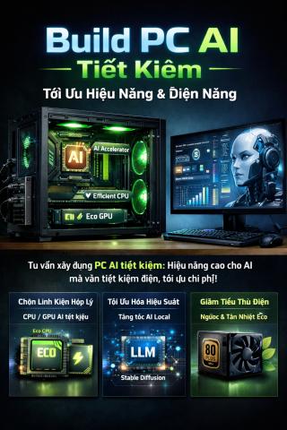 Build PC AI tiết kiệm 2026: Cấu hình mạnh, tối ưu chi phí cho học tập & làm việc